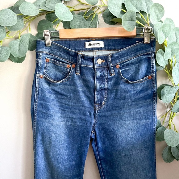 MADEWELL 9" High Rise Skinny in Patty Wash Size 28 comfort casual everyday - Picture 3 of 11